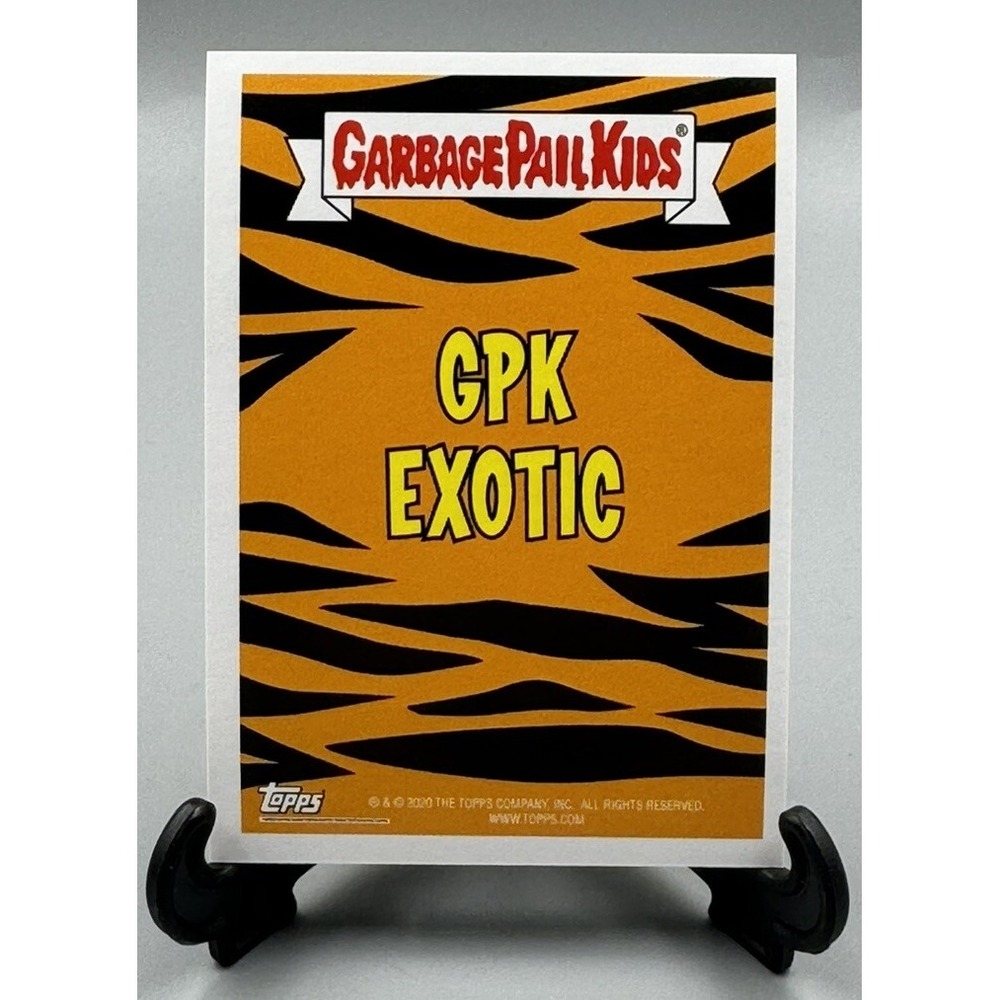2020 Topps Garbage Pail‎ Kids GPK Exotic #2B Gangsta' Garretson - Picture 2 of 2